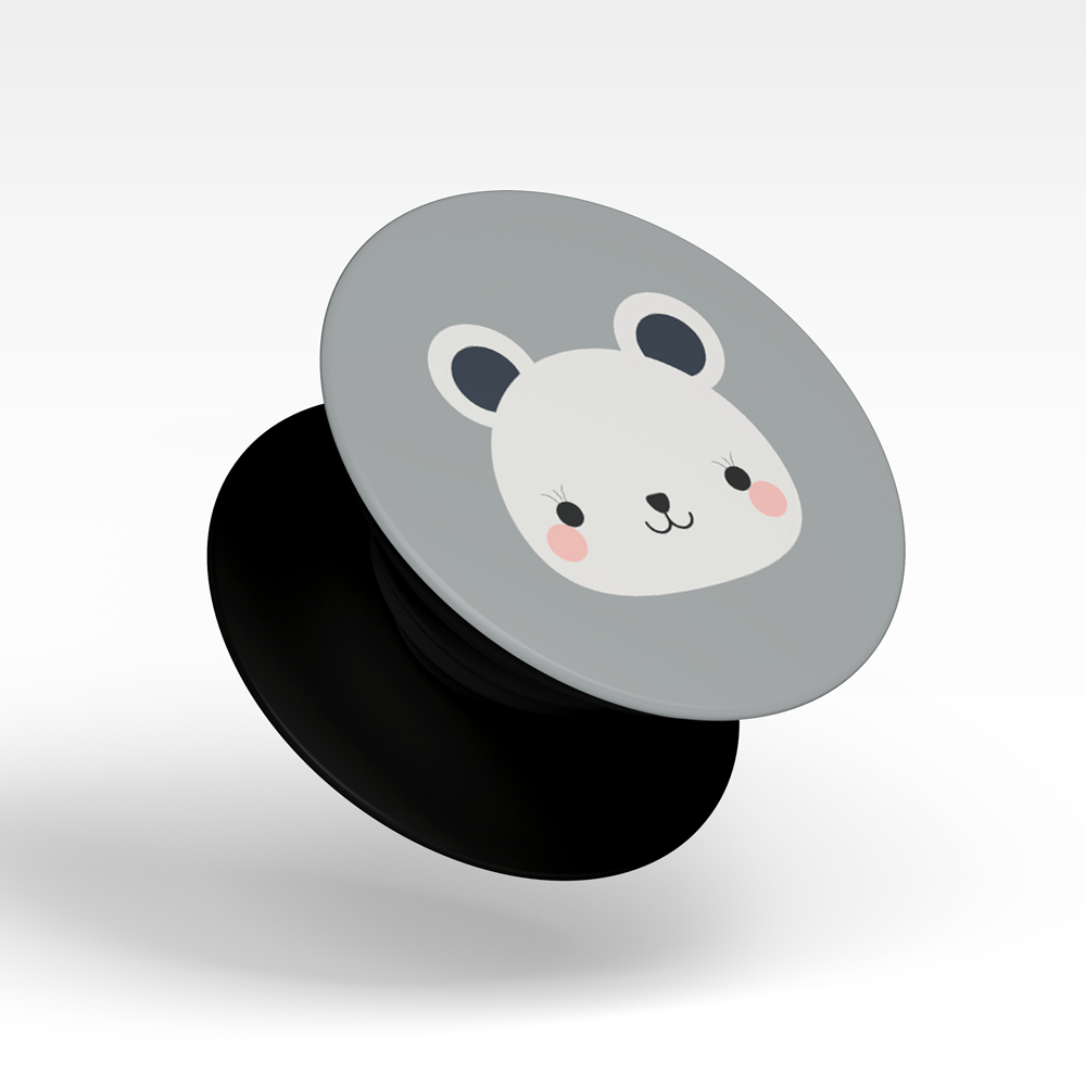 TrendzyKart Phone Grip with Expanding Kickstand - Panda