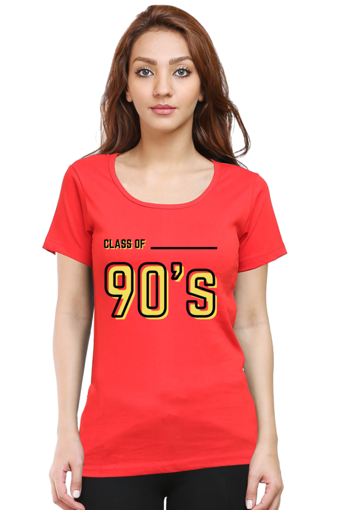 TrendzyKart Class 90's Digital Print Women Half Sleeve T-Shirt