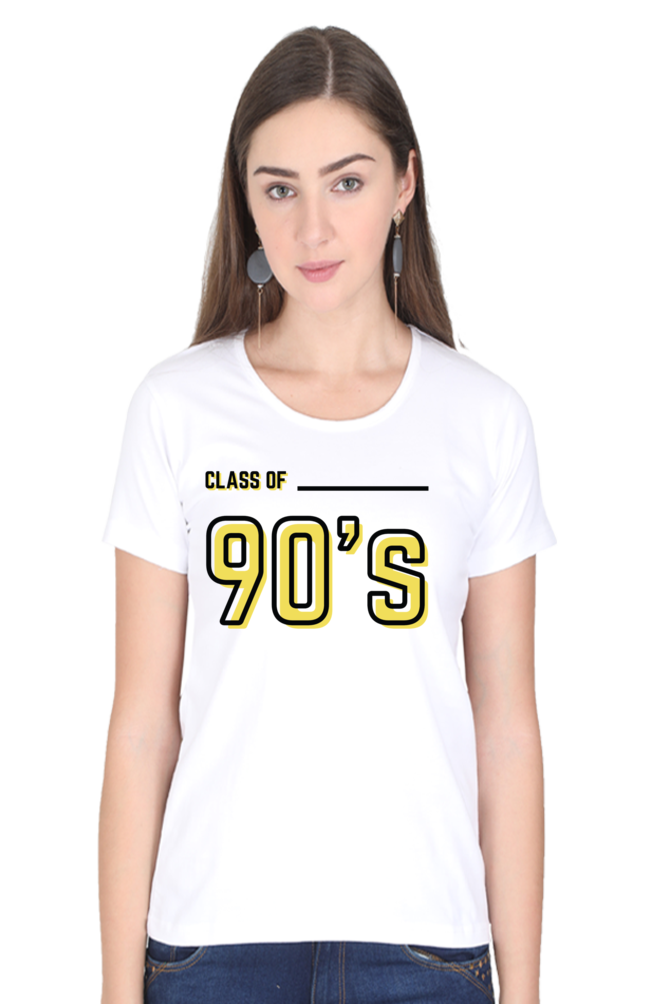 TrendzyKart Class 90's Digital Print Women Half Sleeve T-Shirt