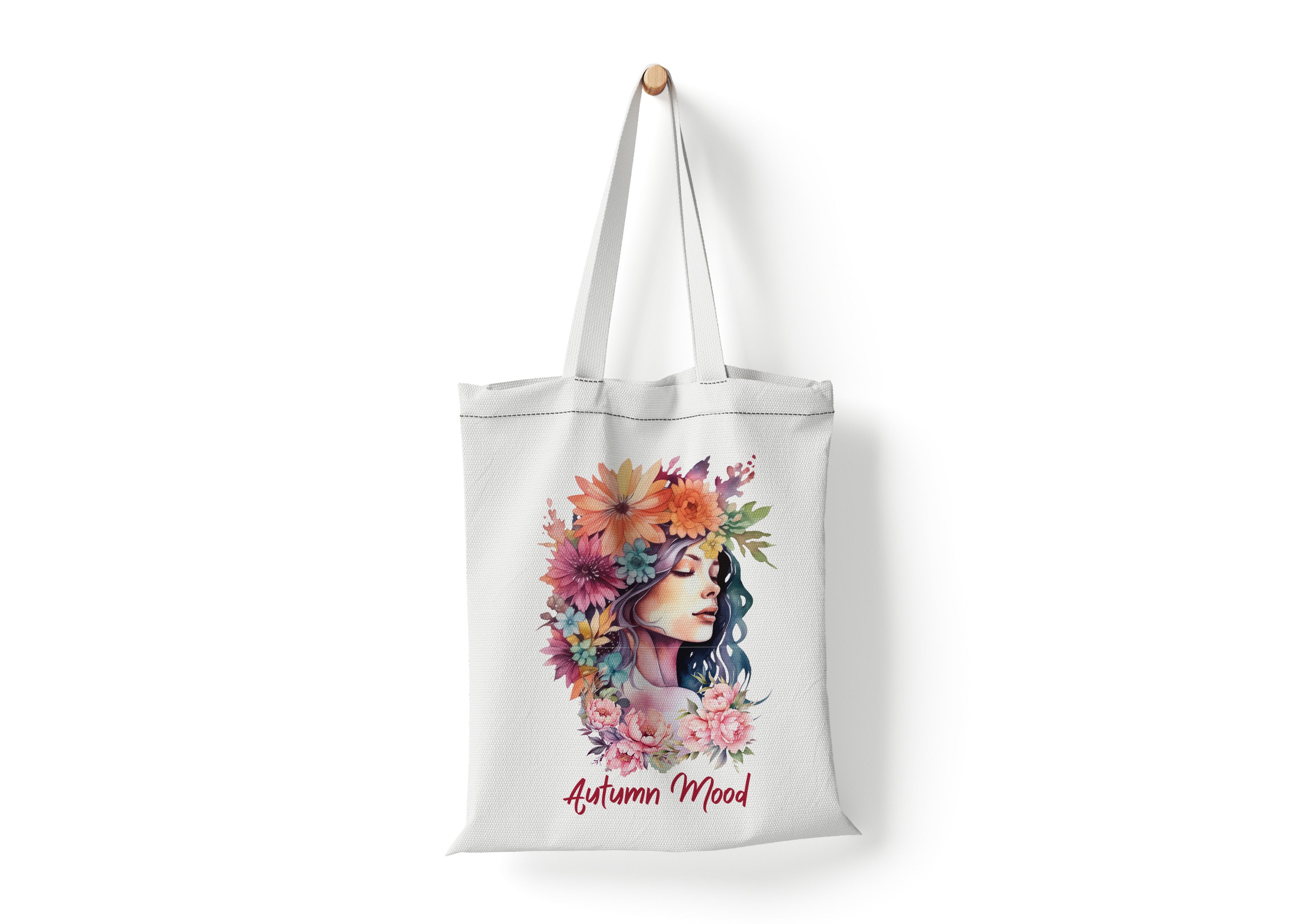 TrendzyKart Autumn Mood Print Unisex Zipper Tote Bag