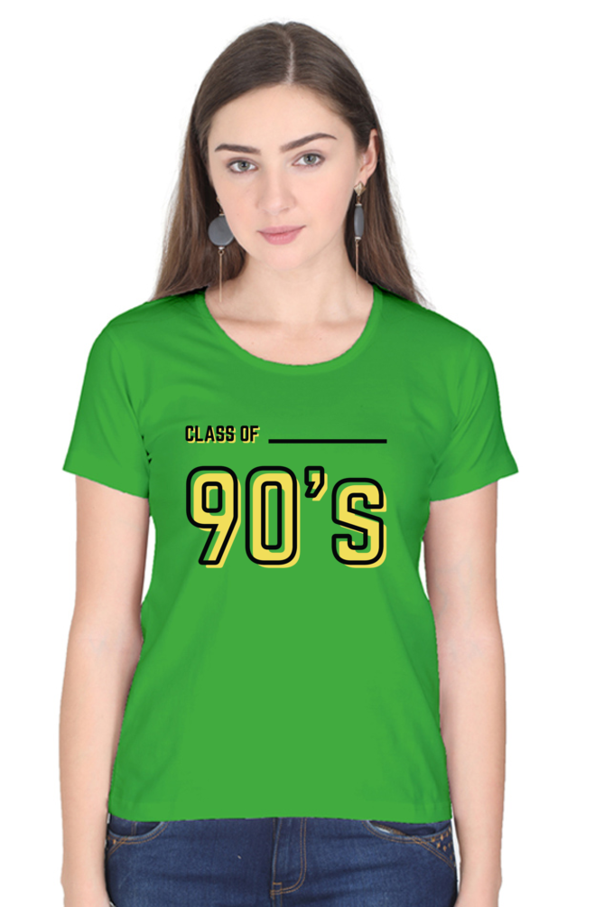 TrendzyKart Class 90's Digital Print Women Half Sleeve T-Shirt