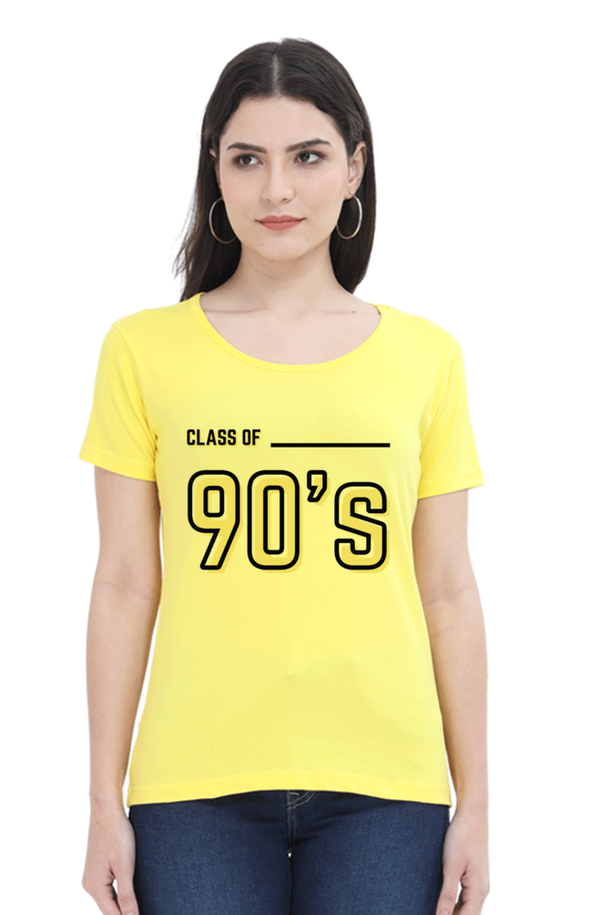 TrendzyKart Class 90's Digital Print Women Half Sleeve T-Shirt