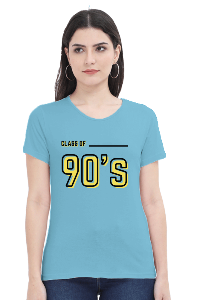 TrendzyKart Class 90's Digital Print Women Half Sleeve T-Shirt