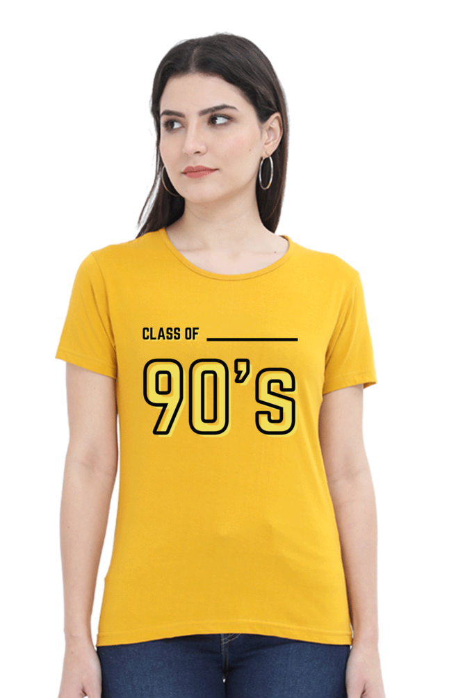 TrendzyKart Class 90's Digital Print Women Half Sleeve T-Shirt