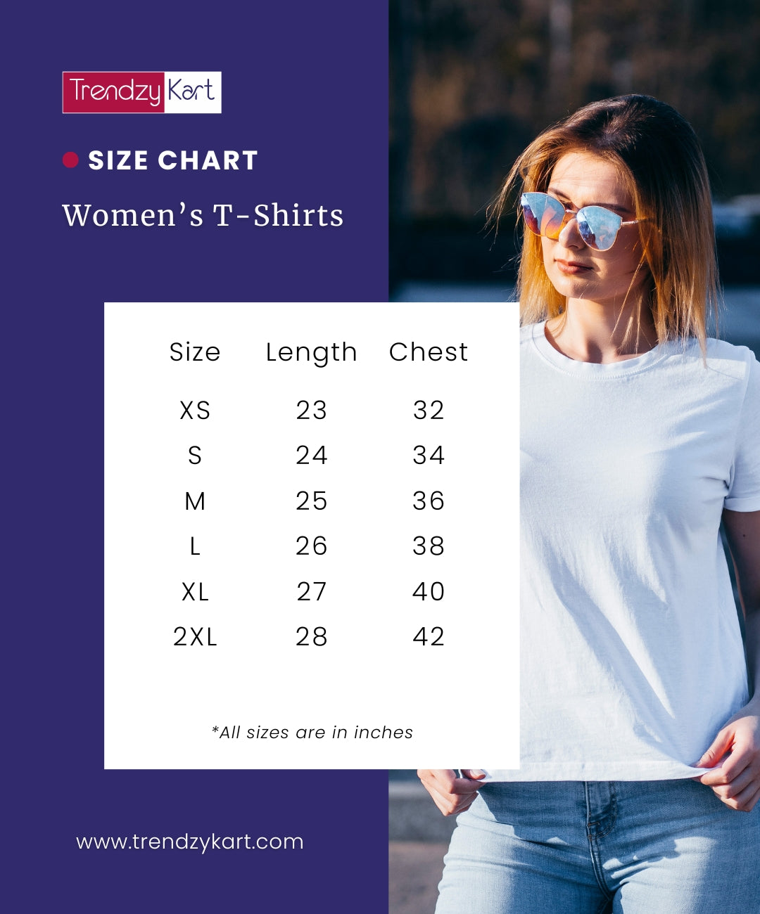 TrendzyKart Girl Face Digital Print Women Half Sleeve T-Shirt
